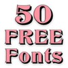 Icono de Free Fonts 50 Pack 12